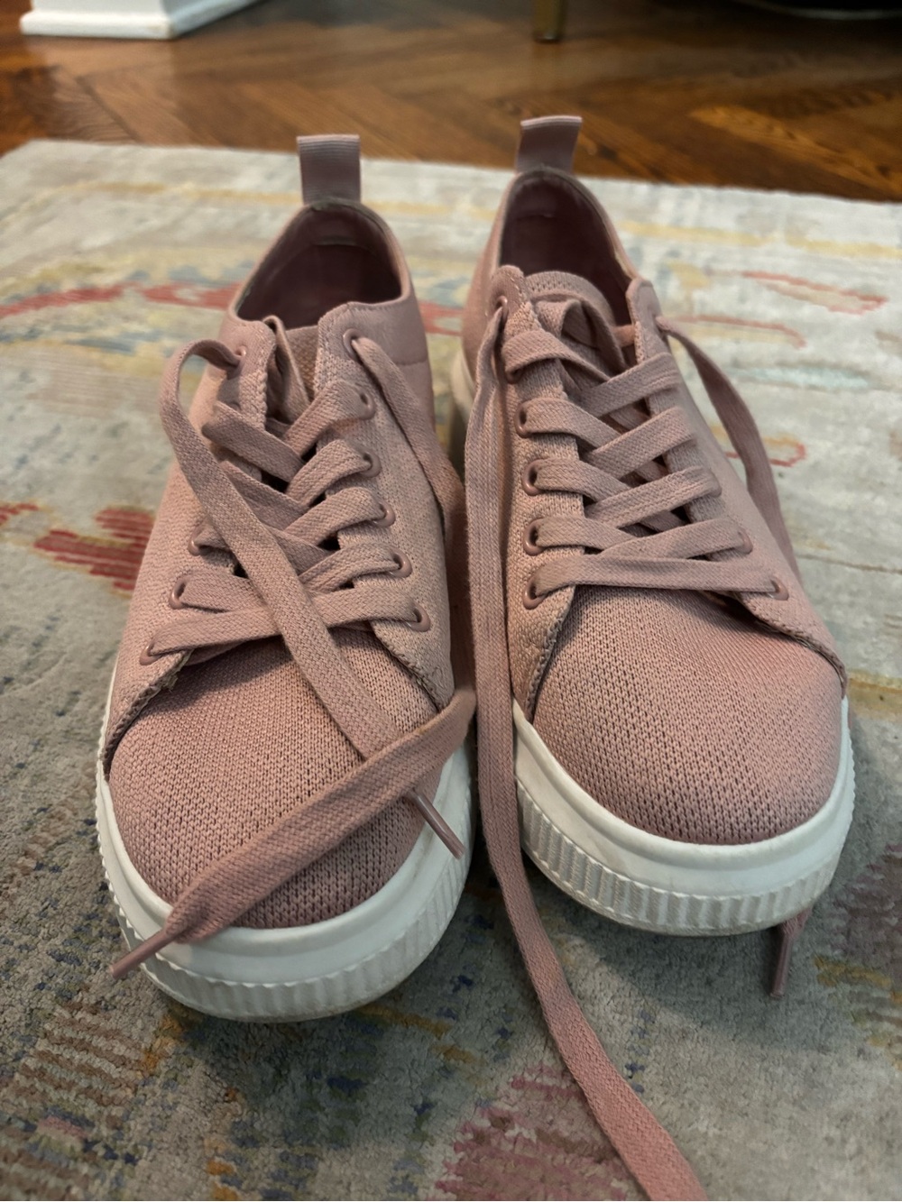 Nordstrom BP Platform Sneakers in Dusty Rose